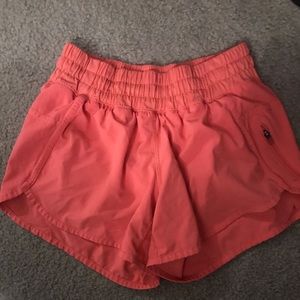 Lululemon coral shorts